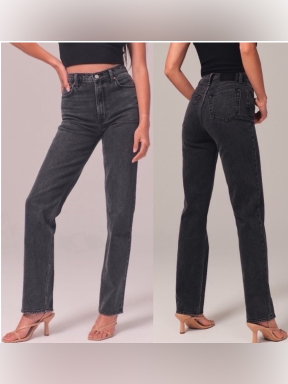 Abercrombie & Fitch Ultra High Rise The 90s Straight Jeans